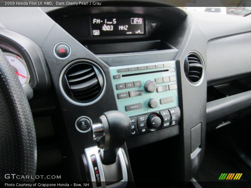 Controls of 2009 Pilot LX 4WD