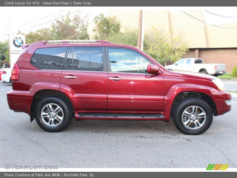 Salsa Red Pearl / Dark Gray 2008 Lexus GX 470
