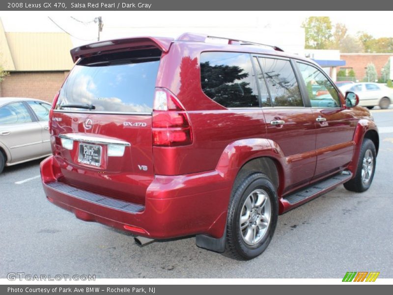 Salsa Red Pearl / Dark Gray 2008 Lexus GX 470