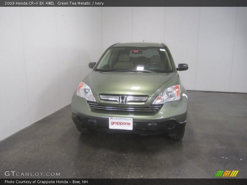 Green Tea Metallic / Ivory 2009 Honda CR-V EX 4WD