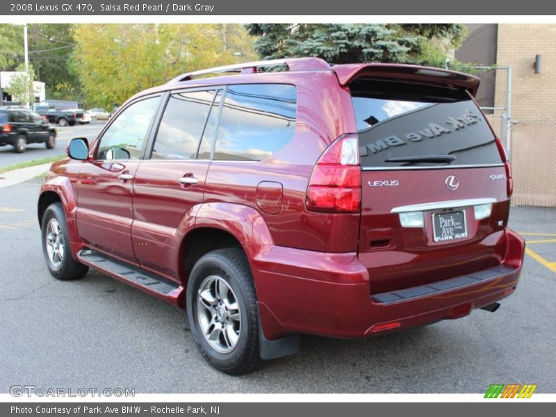 Salsa Red Pearl / Dark Gray 2008 Lexus GX 470