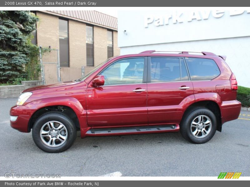 Salsa Red Pearl / Dark Gray 2008 Lexus GX 470