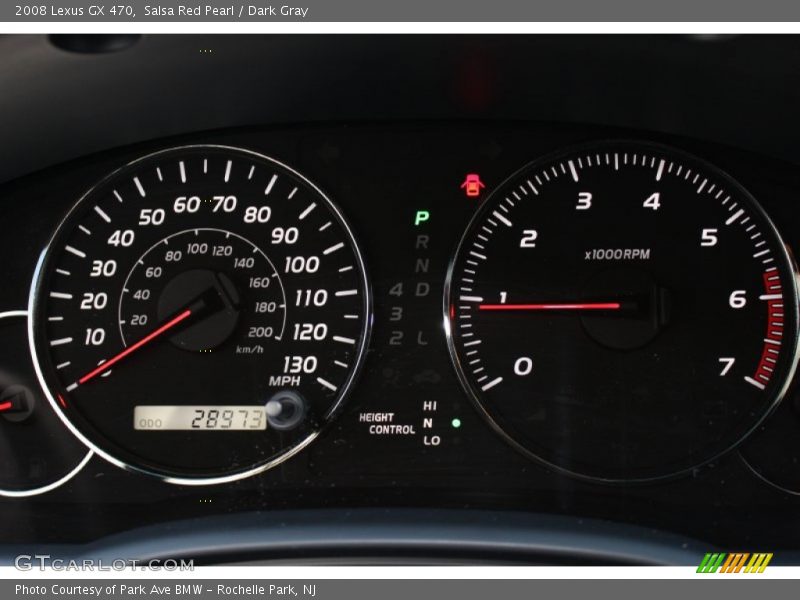 Salsa Red Pearl / Dark Gray 2008 Lexus GX 470