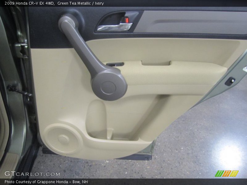 Green Tea Metallic / Ivory 2009 Honda CR-V EX 4WD