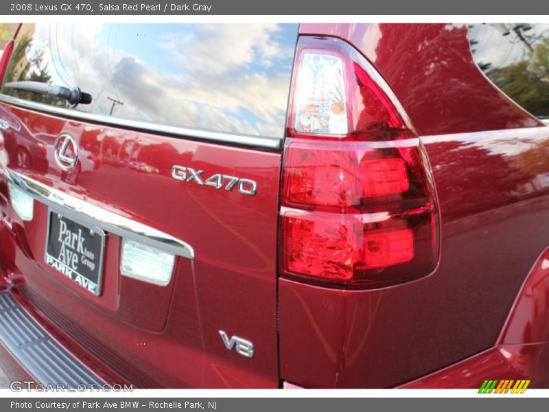 Salsa Red Pearl / Dark Gray 2008 Lexus GX 470