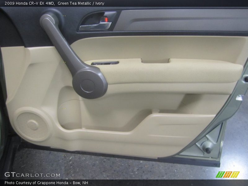 Green Tea Metallic / Ivory 2009 Honda CR-V EX 4WD