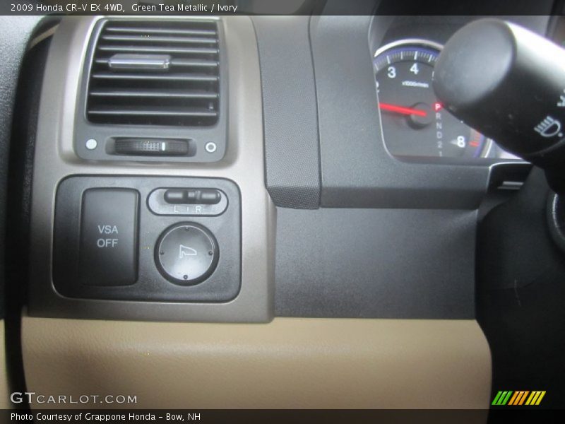Green Tea Metallic / Ivory 2009 Honda CR-V EX 4WD