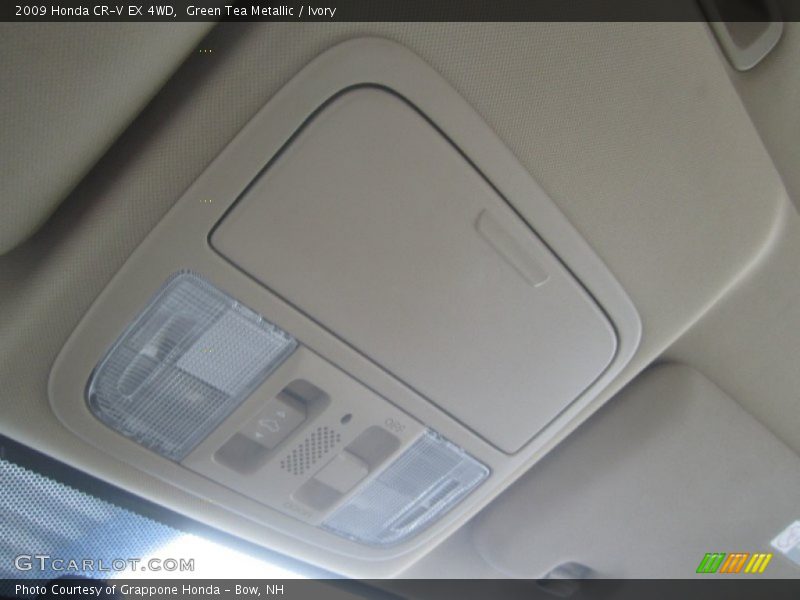Green Tea Metallic / Ivory 2009 Honda CR-V EX 4WD