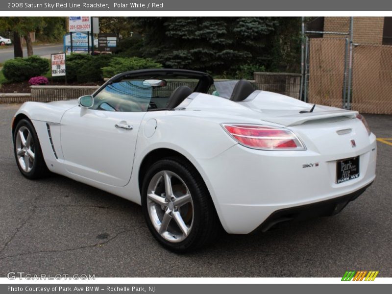 Polar White / Red 2008 Saturn Sky Red Line Roadster