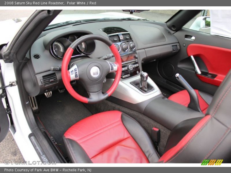  2008 Sky Red Line Roadster Red Interior