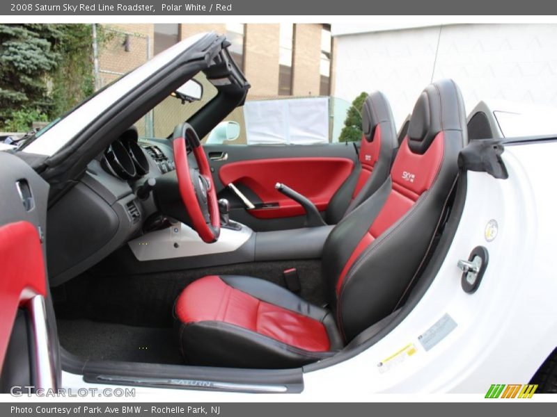  2008 Sky Red Line Roadster Red Interior