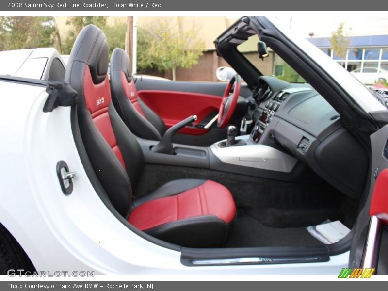 2008 Sky Red Line Roadster Red Interior