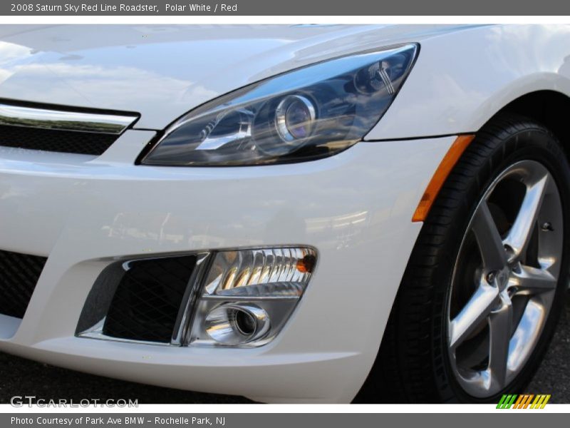 Polar White / Red 2008 Saturn Sky Red Line Roadster
