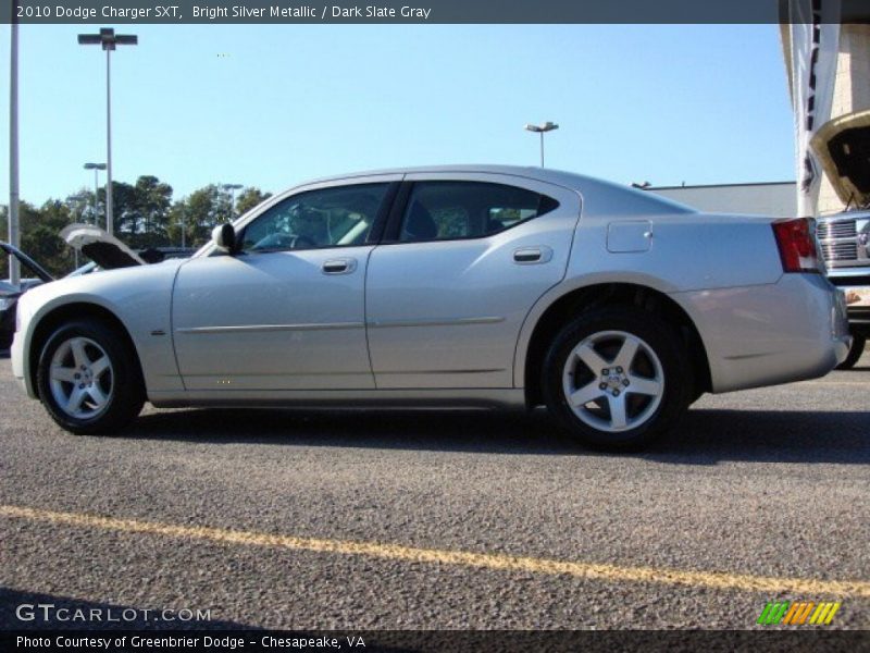 Bright Silver Metallic / Dark Slate Gray 2010 Dodge Charger SXT