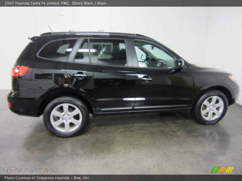 Ebony Black / Black 2007 Hyundai Santa Fe Limited 4WD
