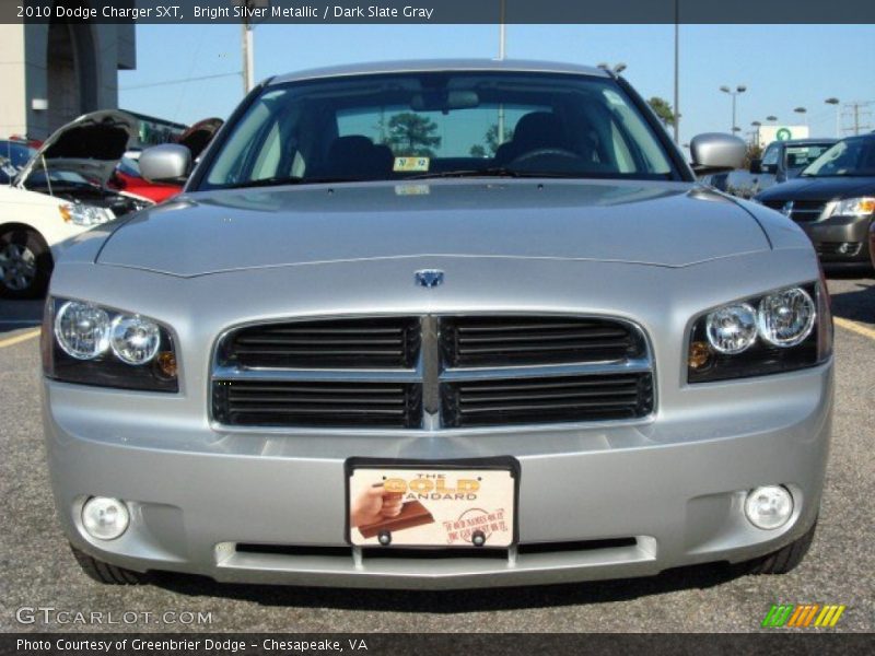 Bright Silver Metallic / Dark Slate Gray 2010 Dodge Charger SXT