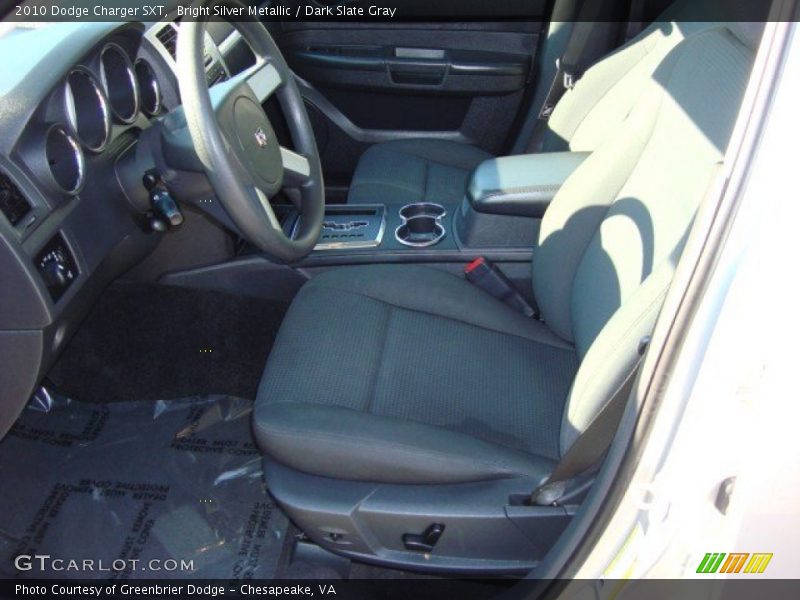 Bright Silver Metallic / Dark Slate Gray 2010 Dodge Charger SXT