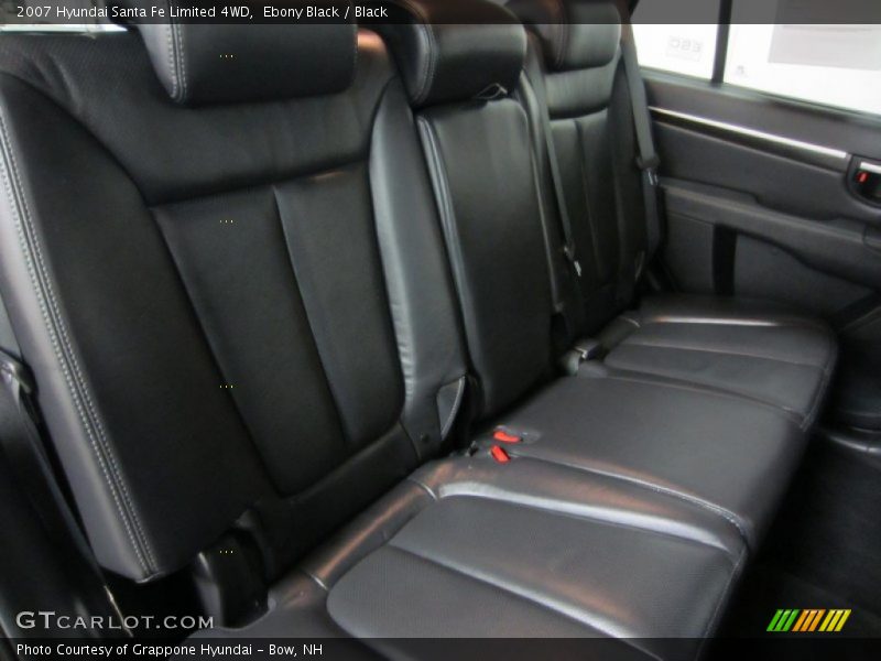 Ebony Black / Black 2007 Hyundai Santa Fe Limited 4WD