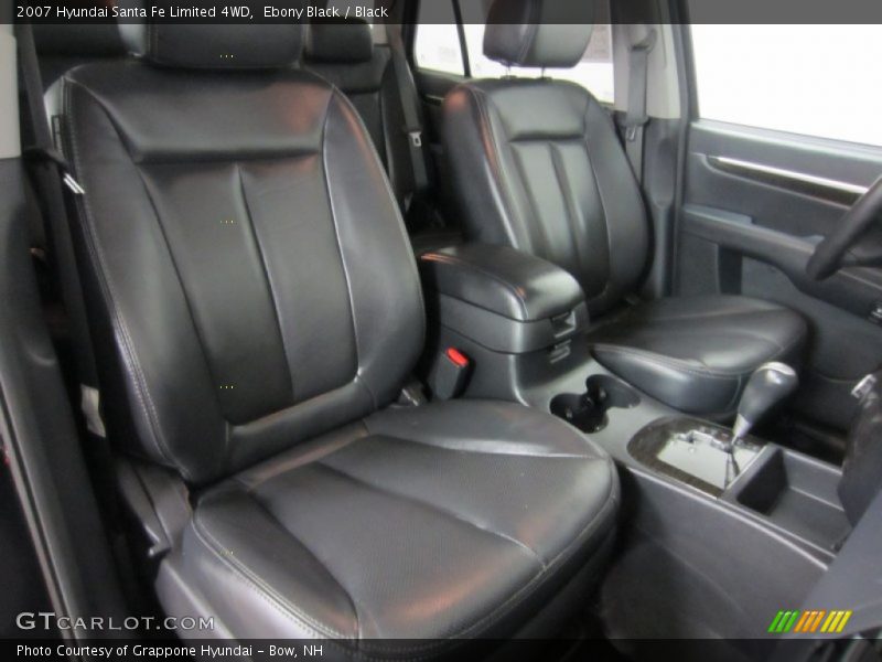 Ebony Black / Black 2007 Hyundai Santa Fe Limited 4WD