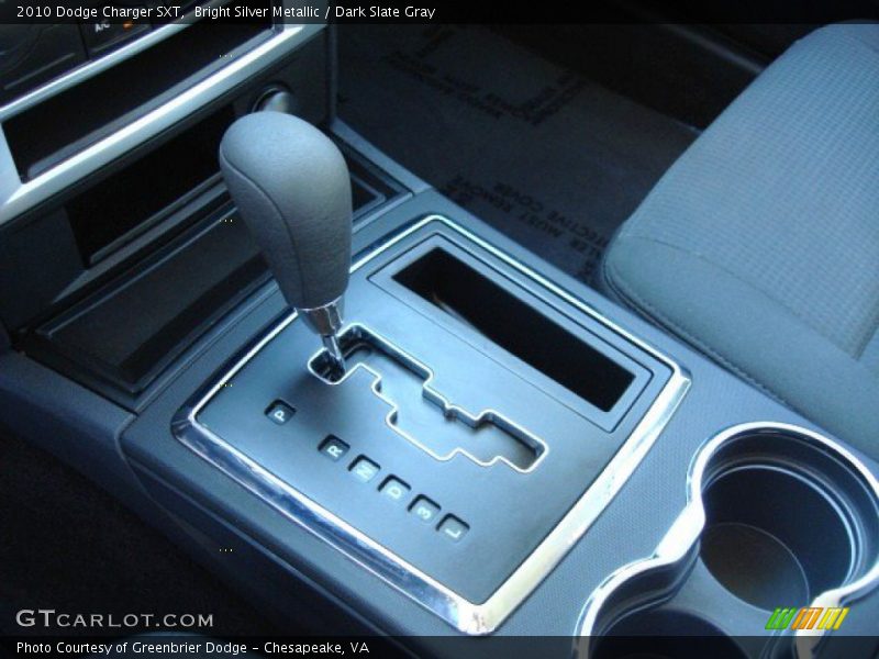 Bright Silver Metallic / Dark Slate Gray 2010 Dodge Charger SXT