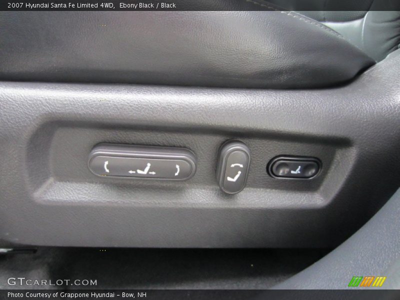 Ebony Black / Black 2007 Hyundai Santa Fe Limited 4WD