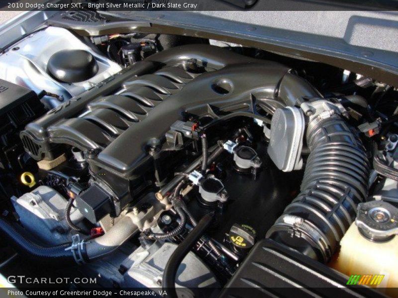 Bright Silver Metallic / Dark Slate Gray 2010 Dodge Charger SXT