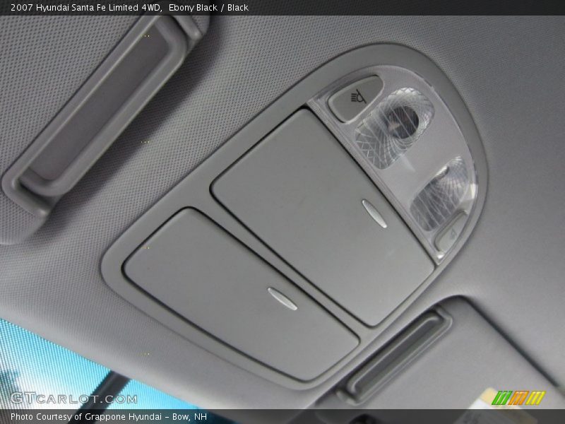 Ebony Black / Black 2007 Hyundai Santa Fe Limited 4WD