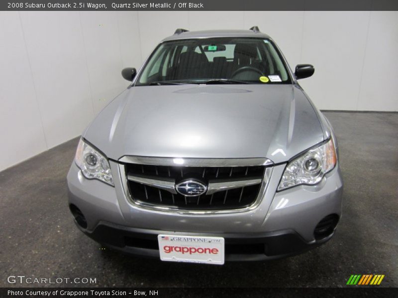 Quartz Silver Metallic / Off Black 2008 Subaru Outback 2.5i Wagon