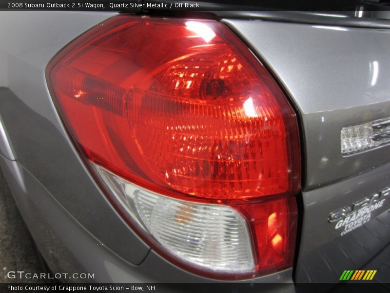 Quartz Silver Metallic / Off Black 2008 Subaru Outback 2.5i Wagon