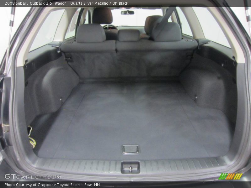 Quartz Silver Metallic / Off Black 2008 Subaru Outback 2.5i Wagon