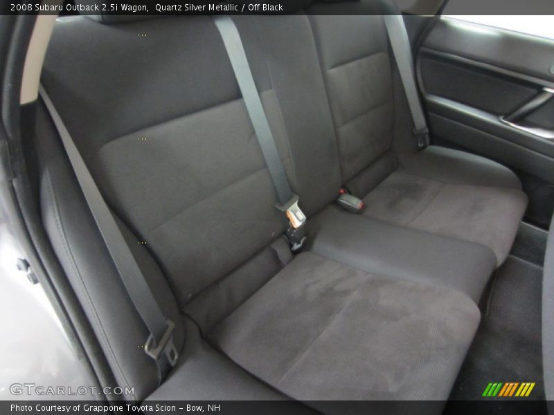 Quartz Silver Metallic / Off Black 2008 Subaru Outback 2.5i Wagon