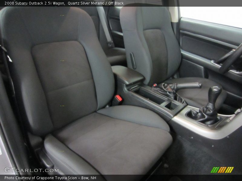 Quartz Silver Metallic / Off Black 2008 Subaru Outback 2.5i Wagon