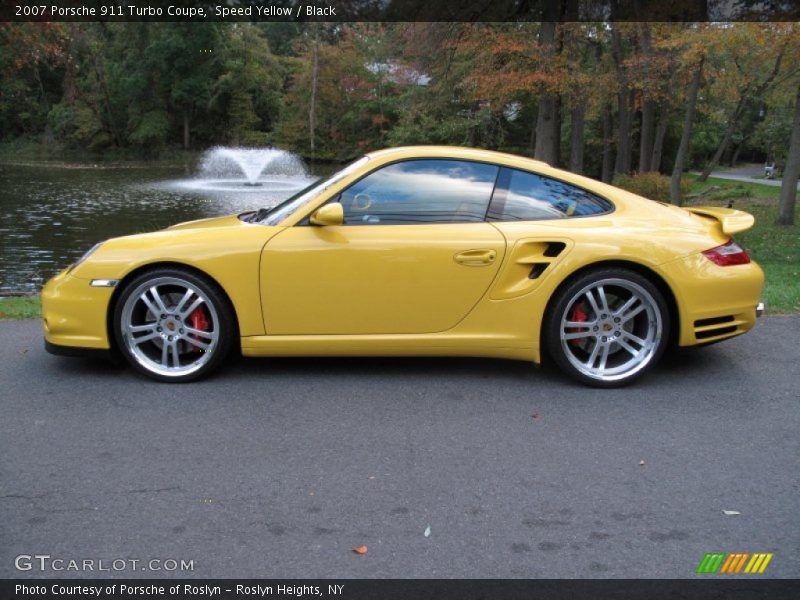  2007 911 Turbo Coupe Speed Yellow