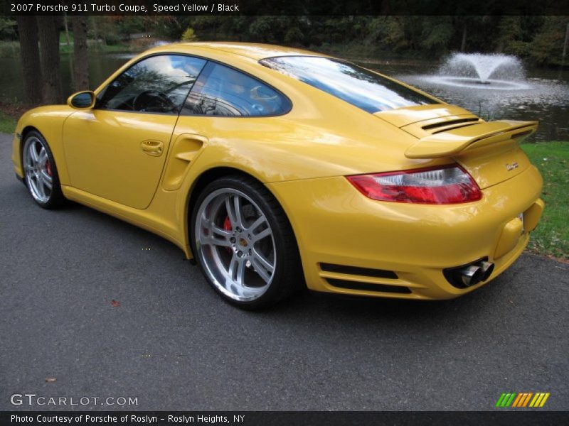  2007 911 Turbo Coupe Speed Yellow
