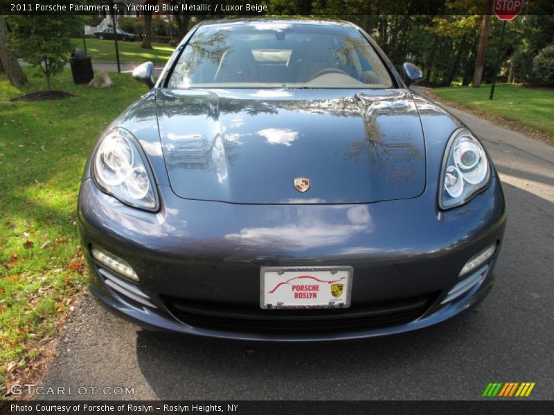 Yachting Blue Metallic / Luxor Beige 2011 Porsche Panamera 4