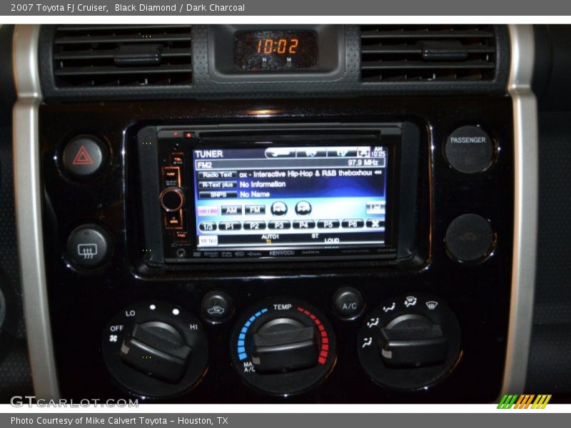 Black Diamond / Dark Charcoal 2007 Toyota FJ Cruiser