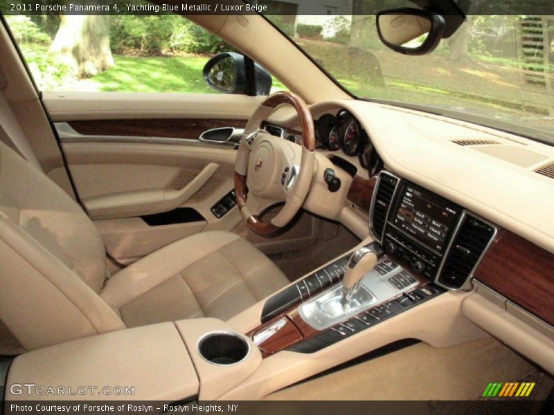 Yachting Blue Metallic / Luxor Beige 2011 Porsche Panamera 4