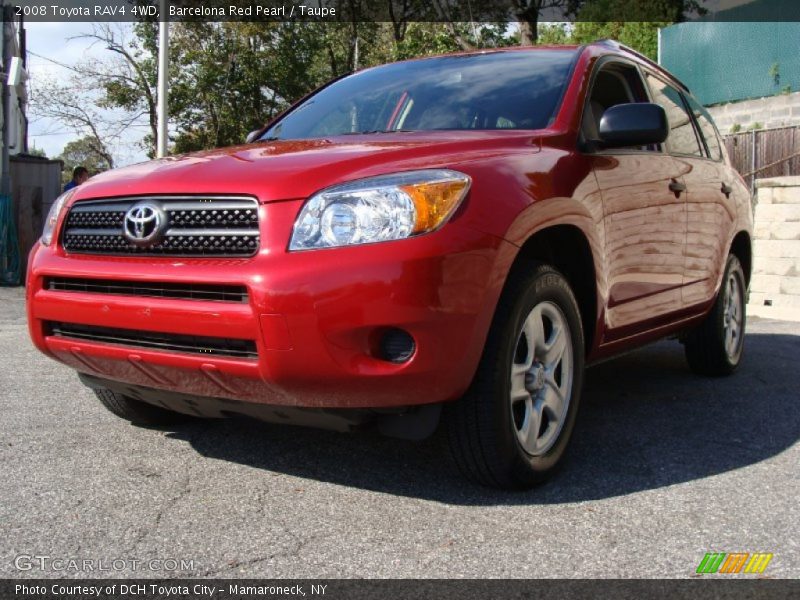 Barcelona Red Pearl / Taupe 2008 Toyota RAV4 4WD