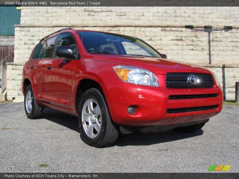 Barcelona Red Pearl / Taupe 2008 Toyota RAV4 4WD