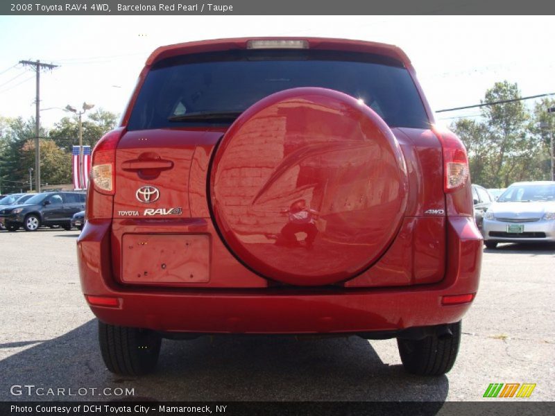 Barcelona Red Pearl / Taupe 2008 Toyota RAV4 4WD