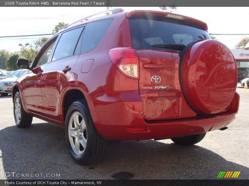 Barcelona Red Pearl / Taupe 2008 Toyota RAV4 4WD