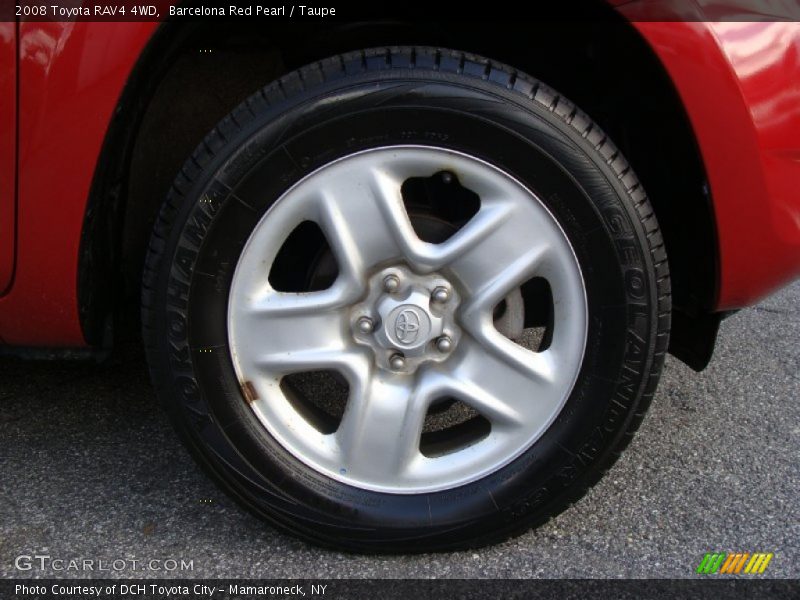 Barcelona Red Pearl / Taupe 2008 Toyota RAV4 4WD