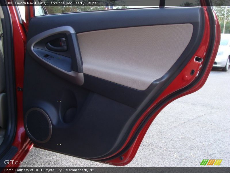 Barcelona Red Pearl / Taupe 2008 Toyota RAV4 4WD