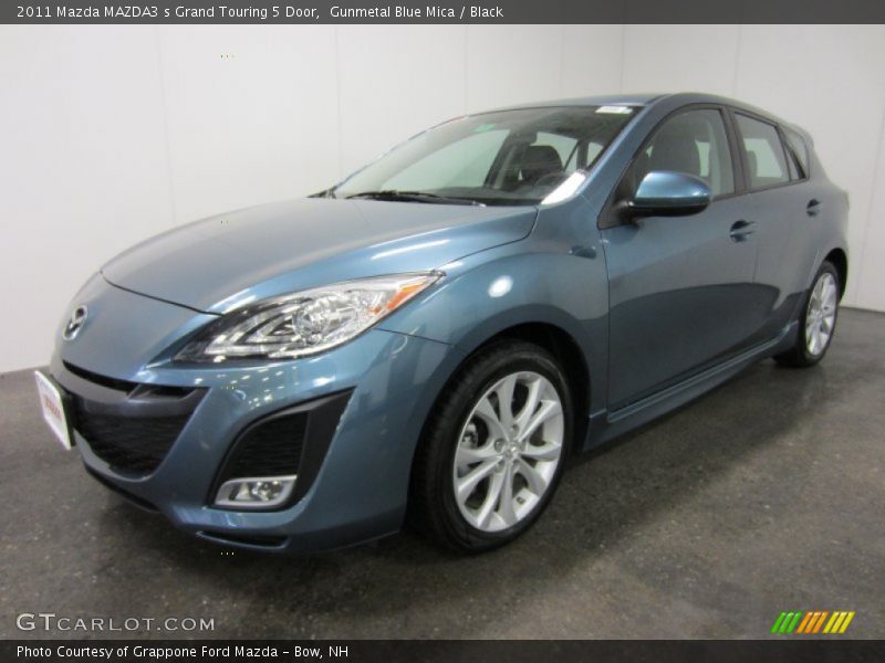 Gunmetal Blue Mica / Black 2011 Mazda MAZDA3 s Grand Touring 5 Door