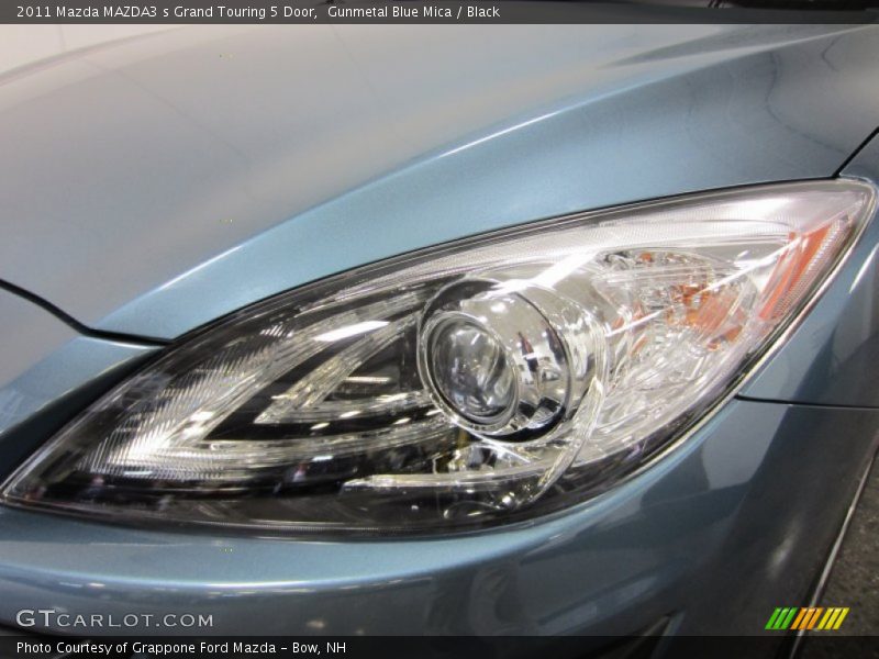 Gunmetal Blue Mica / Black 2011 Mazda MAZDA3 s Grand Touring 5 Door