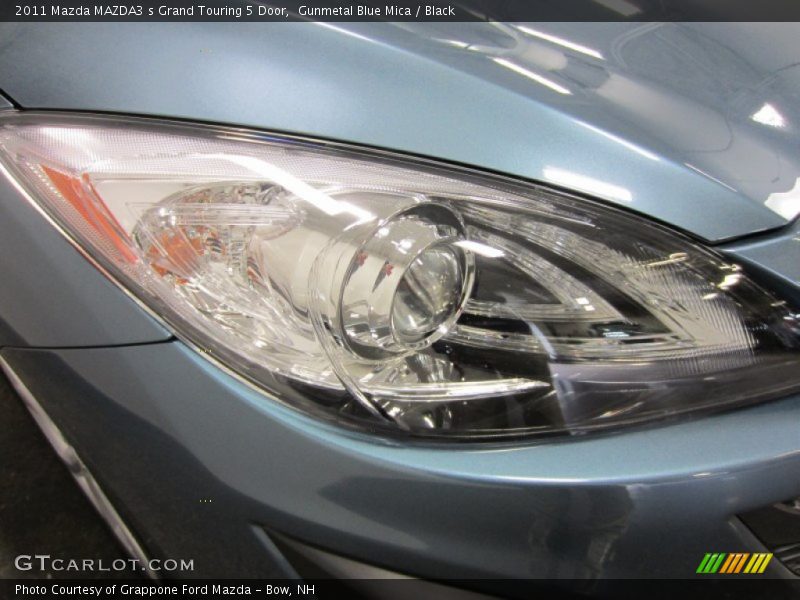 Gunmetal Blue Mica / Black 2011 Mazda MAZDA3 s Grand Touring 5 Door
