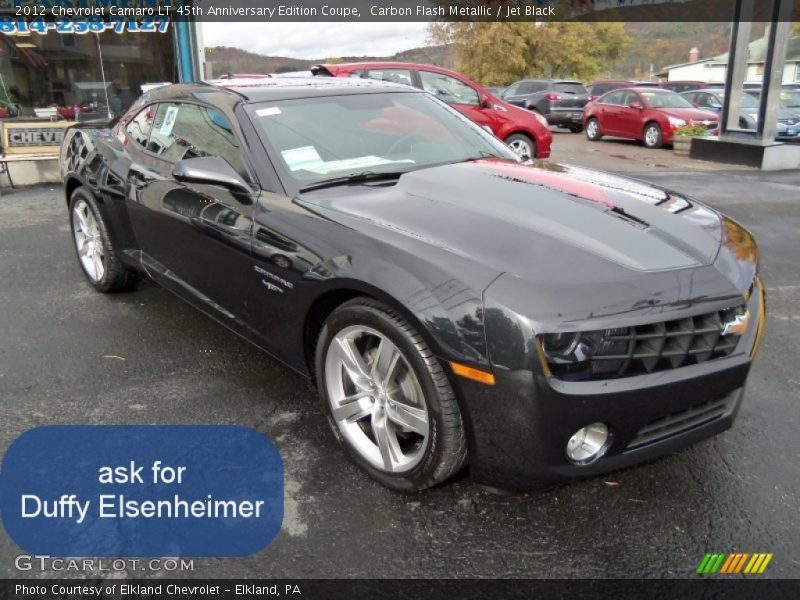 Carbon Flash Metallic / Jet Black 2012 Chevrolet Camaro LT 45th Anniversary Edition Coupe