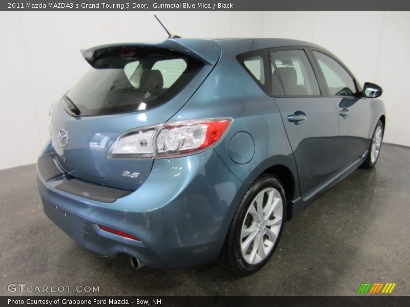 Gunmetal Blue Mica / Black 2011 Mazda MAZDA3 s Grand Touring 5 Door