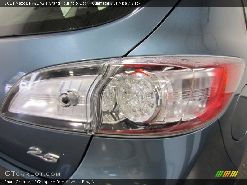 Gunmetal Blue Mica / Black 2011 Mazda MAZDA3 s Grand Touring 5 Door