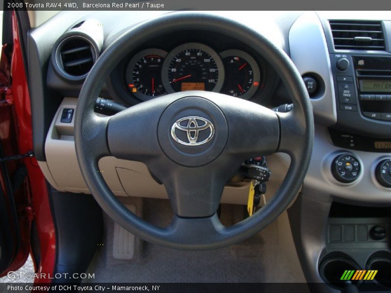 Barcelona Red Pearl / Taupe 2008 Toyota RAV4 4WD